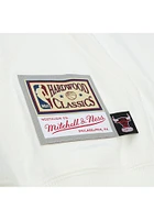 Mitchell and Ness Chicago Bulls Mens Ivory NBA CREAM HOODY Long Sleeve Hoodie
