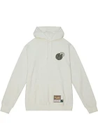 Mitchell and Ness Dallas Mavericks Mens Ivory NBA CREAM HOODY Long Sleeve Hoodie