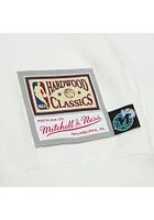 Mitchell and Ness Dallas Mavericks Mens Ivory NBA CREAM HOODY Long Sleeve Hoodie