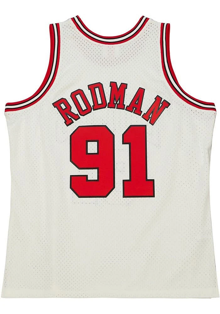 Mitchell and Ness Chicago Bulls Cream HWC Swingman Jersey