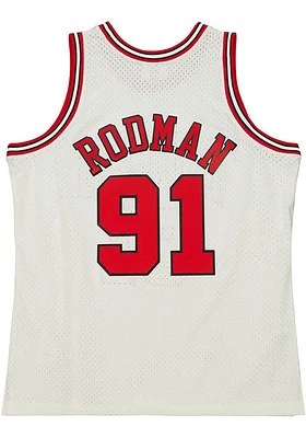 Mitchell and Ness Chicago Bulls  Cream HWC Swingman Jersey