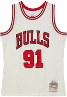 Mitchell and Ness Chicago Bulls  Cream HWC Swingman Jersey