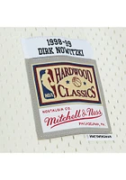 Dirk Nowitzki Dallas Mavericks Mitchell and Ness Cream HWC Swingman Jersey