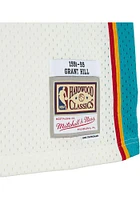 Grant Hill Detroit Pistons Mitchell and Ness Cream HWC Swingman Jersey