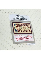 Allen Iverson Philadelphia 76ers Mitchell and Ness Cream HWC Swingman Jersey