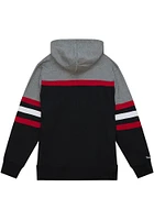 Mitchell and Ness Chicago Bulls Mens Black Head Coach Fashion Hood