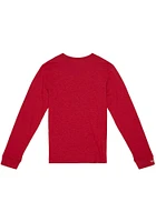 Mitchell and Ness Chicago Bulls Red Legendary Slub Long Sleeve Fashion T Shirt