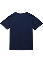 Mitchell and Ness Detroit Tigers Navy Blue Legendary Slub Logo Short Sleeve Fashion T Shirt
