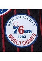 Mitchell and Ness Philadelphia 76ers Mens Black City Collection Shorts
