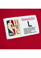 Mitchell and Ness Philadelphia 76ers Red Legendary Slub Logo Short Sleeve Fashion T Shirt