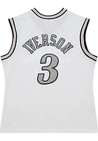 Allen Iverson Philadelphia 76ers Mitchell and Ness Cracked Cement Swingman Jersey