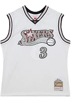 Allen Iverson Philadelphia 76ers Mitchell and Ness Cracked Cement Swingman Jersey