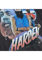 James Harden Philadelphia 76ers Black Concert Short Sleeve Fashion Player T Shirt