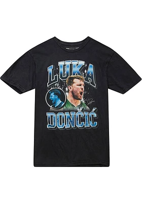 Luka Doncic Dallas Mavericks Black Concert Short Sleeve Fashion Player T Shirt