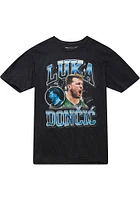Luka Doncic Dallas Mavericks Black Concert Short Sleeve Fashion Player T Shirt