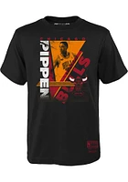 Scottie Pippen Chicago Bulls Youth Black NBA The Zone Player Tee