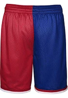 Mitchell and Ness Philadelphia 76ers Youth Blue NBA Big Face Shorts