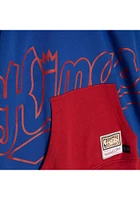 Mitchell and Ness Kansas City Kings Mens Blue Big Face 5.0 Fashion Hood