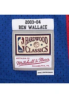 Ben Wallace Detroit Pistons Mitchell and Ness 03-04 Road Swingman Jersey