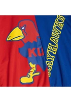 Mitchell and Ness Kansas Jayhawks Womens Red Energy Crew Sweatshirt