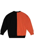 Mitchell and Ness Texas Longhorns Womens Burnt Orange Energy Crew Sweatshirt