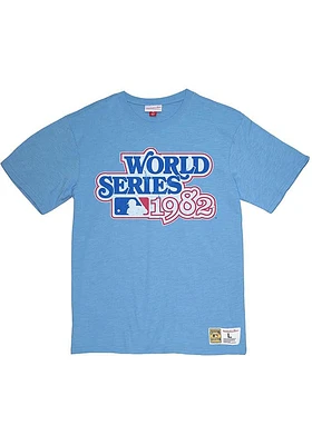 Mitchell and Ness St Louis Cardinals Light Blue Legendary Slub Short Sleeve Fashion T Shirt