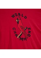 Mitchell and Ness St Louis Cardinals Red Legendary Slub Logo Short Sleeve Fashion T Shirt