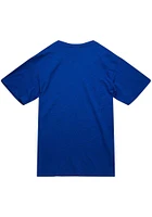 Mitchell and Ness Kansas Jayhawks Blue Legendary Slub Short Sleeve Fashion T Shirt