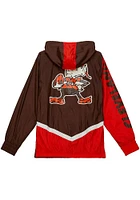 Mitchell and Ness Cleveland Browns Mens Brown Undeniable Light Weight Jacket