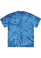 Mitchell and Ness Kansas Jayhawks Blue Off The Grid Tie Dye Short Sleeve T Shirt