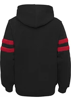 Mitchell and Ness Chicago Bulls Youth Black Big Face Long Sleeve Hoodie