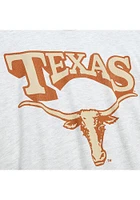 Mitchell and Ness Texas Longhorns Oatmeal Arch Mascot Short Sleeve T Shirt