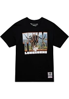 Mitchell and Ness Texas Longhorns Black PR Short Sleeve T Shirt