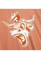 Mitchell and Ness Texas Longhorns Burnt Orange Growling Bevo Short Sleeve T Shirt