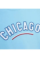Mitchell and Ness Chicago Cubs Mens Light Blue Playoff Win 2.0 Long Sleeve Fashion Sweatshirt