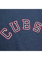 Mitchell and Ness Chicago Cubs Mens Navy Blue Playoff Win 2.0 Long Sleeve Fashion Sweatshirt