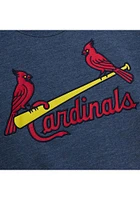 Mitchell and Ness St Louis Cardinals Mens Navy Blue Playoff Win 2.0 Long Sleeve Fashion Sweatshirt