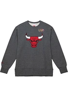 Mitchell and Ness Chicago Bulls Mens Playoff Win 2.0 Long Sleeve Fashion Sweatshirt