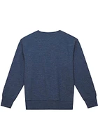 Mitchell and Ness Dallas Mavericks Mens Navy Blue Playoff Win 2.0 Long Sleeve Fashion Sweatshirt
