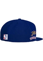 Mitchell and Ness Philadelphia 76ers Mens Blue HWC Team Origins Fitted Hat