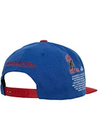 Mitchell and Ness Philadelphia 76ers Blue HWC Team Origins Mens Snapback Hat