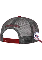 Mitchell and Ness Philadelphia 76ers HWC Team Origins Trucker Adjustable Hat - Red