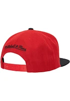 Mitchell and Ness Chicago Bulls Red NBA Team 2 Tone 2.0 Hardwood Classics Mens Snapback Hat