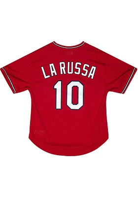 Tony La Russa St Louis Cardinals Mitchell and Ness 1996 Batting Practice Cooperstown Jersey - Red