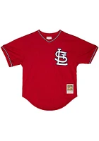 Tony La Russa St Louis Cardinals Mitchell and Ness 1996 Batting Practice Cooperstown Jersey - Red