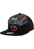 Mitchell and Ness Chicago Bulls Black NBA 1998 Champions Mens Snapback Hat