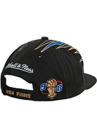Mitchell and Ness Chicago Bulls Black NBA 1998 Champions Mens Snapback Hat