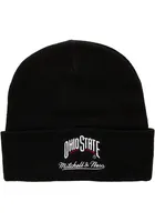 Mitchell and Ness Ohio State Buckeyes Black Team Origins Cuff Mens Knit Hat