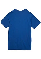 Mitchell and Ness Indiana Pacers Blue Hurricane Short Sleeve T Shirt