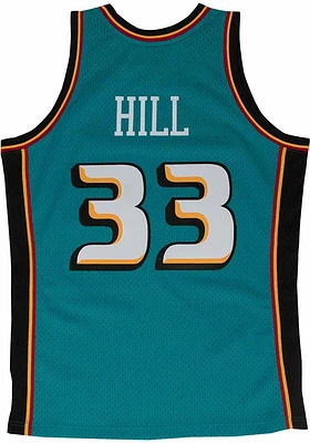 Grant Hill Detroit Pistons Mitchell and Ness 98-99 Road Swingman Jersey